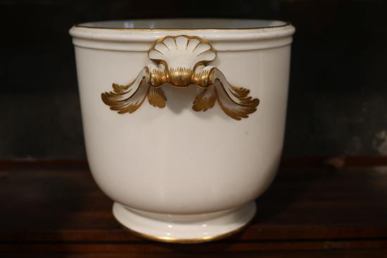 A pair of 19th century Paris porcelain ice pails